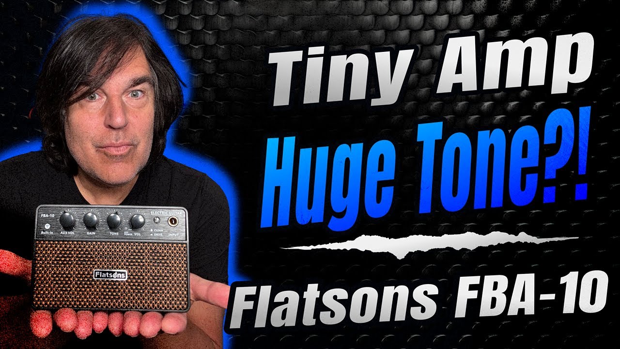 🎸Tiny Amp, HUGE Tone?! Flatsons FBA 10 Mini Amp Demo & Review! 🔥🔊 #guitaramp