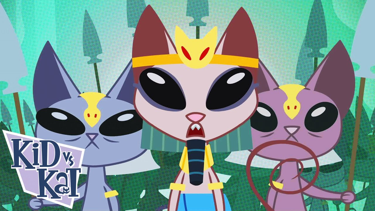 La Maldición de la Tumba de Tutankamón | Niño Vs. Gato - WildBrain | Episodios completos para niños