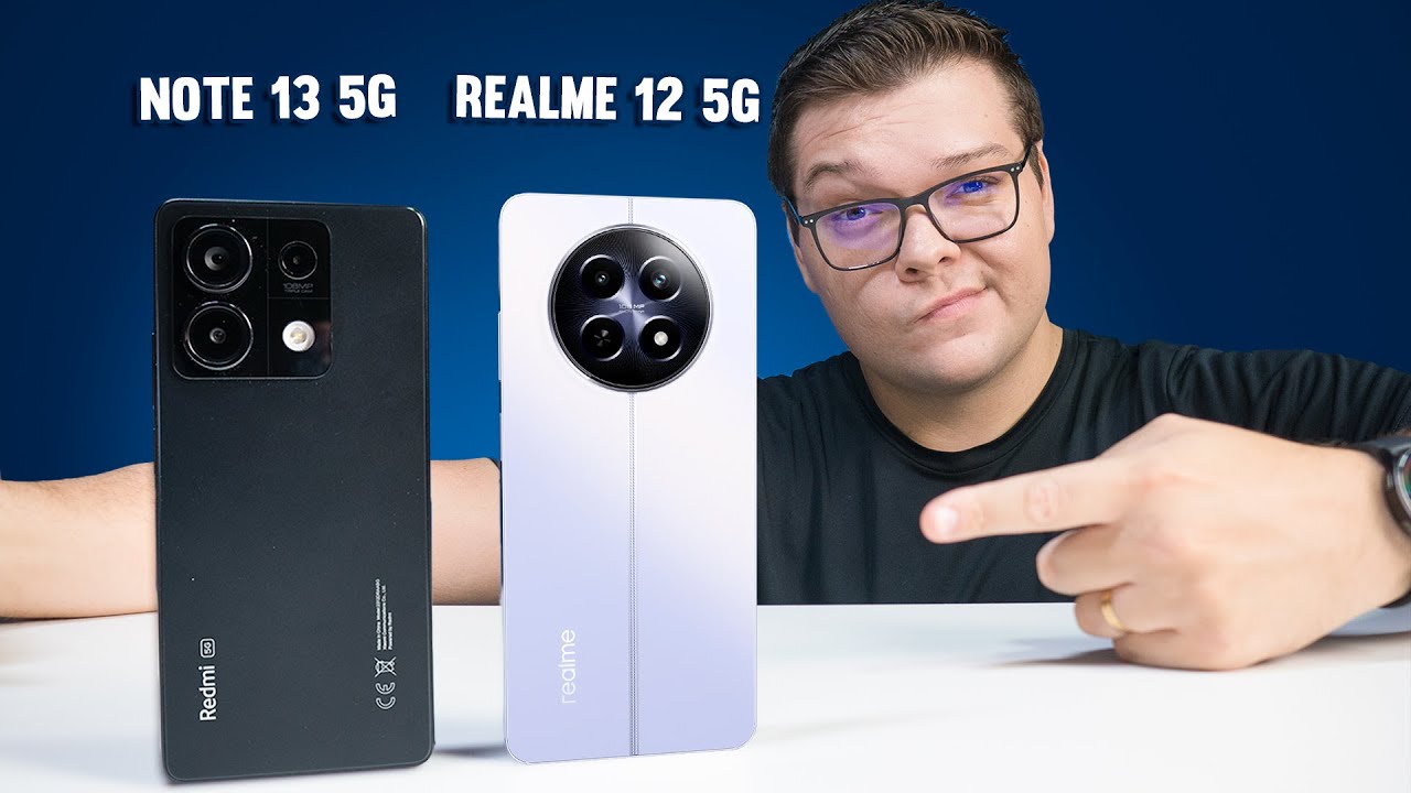 Redmi Note 13 5G vs Realme 12 5G! qual é o MELHOR celular em 2024?Comparativo