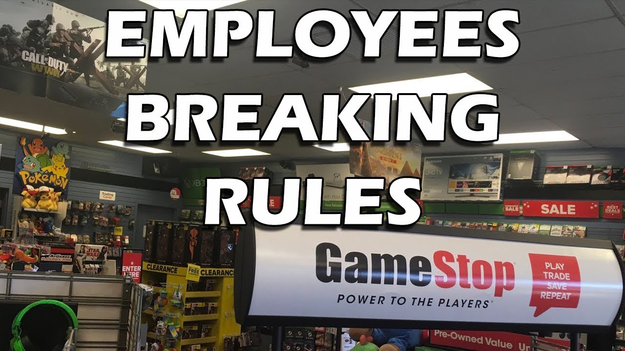 Истории из розничной торговли: сотрудники GameStop нарушают правила