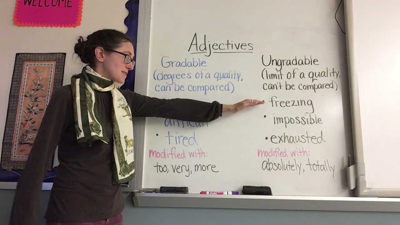 Gradable and Ungradable Adjectives