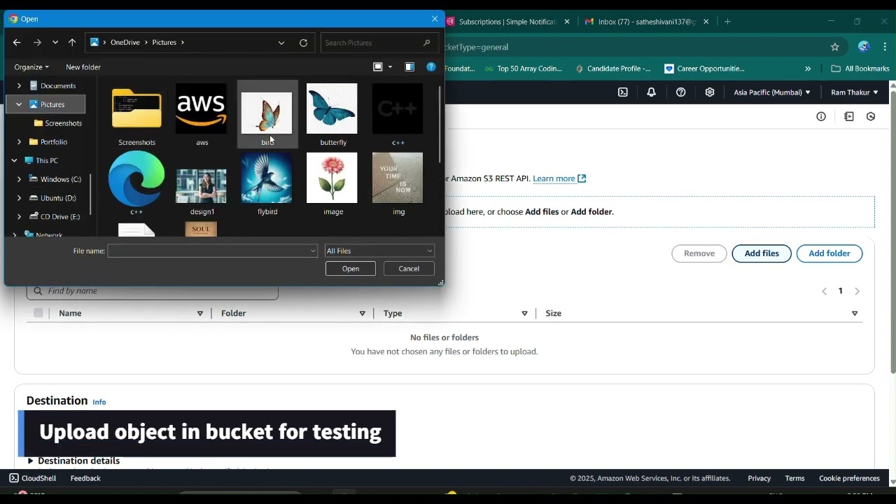 AWS Lambda Practical | S3 Trigger to Send Email Using SNS