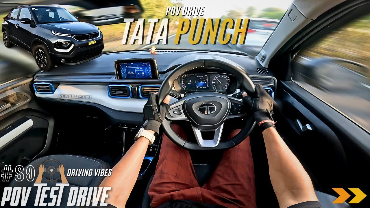 2025 TATA PUNCH | CREATIVE PLUS S | 1.2L 87BHP | POV Drive #80 | 4K | REV GEARSHIFT #tatapunch