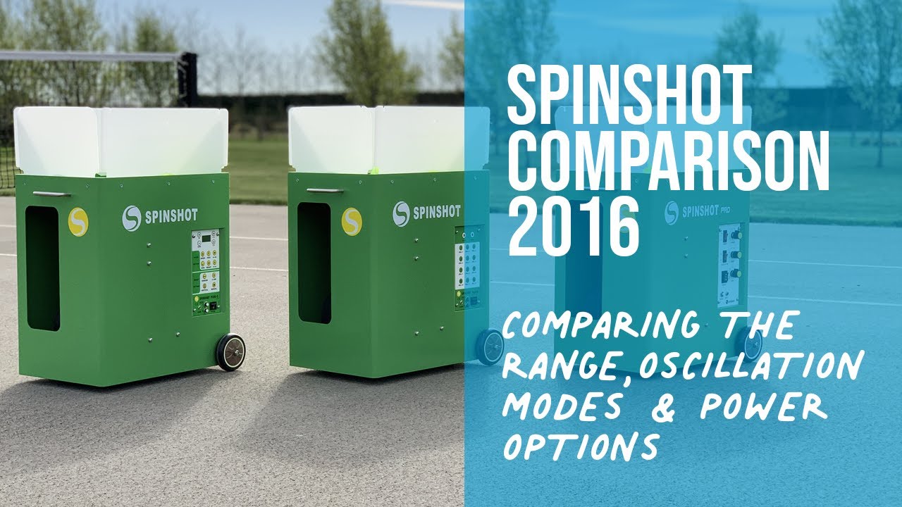 Spinshot Tennis Ball Machine Comparison 2016