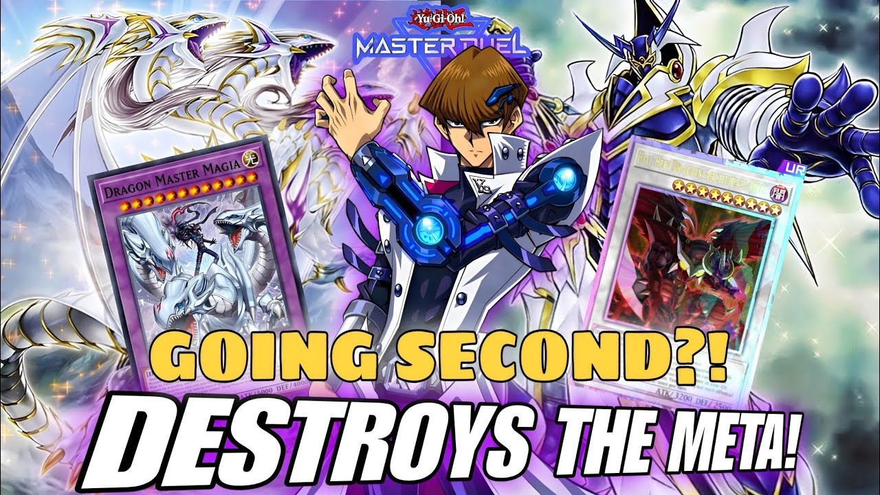 Blue-Eyes Buster Blader Magia Deck DESTROYS the Meta Going Second!🔥 Master Duel