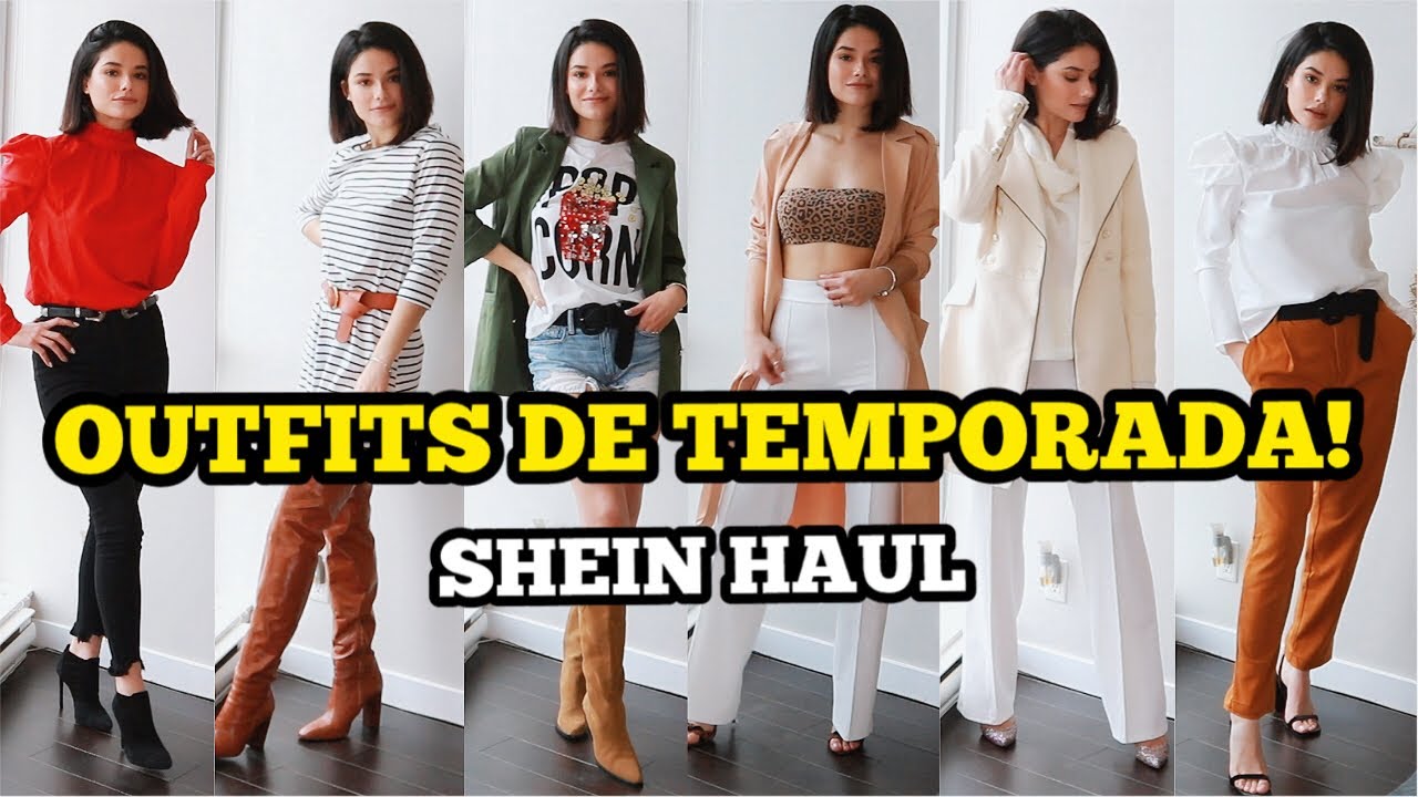 IDEAS DE OUTFITS PARA ESTA TEMPORADA|HAUL DE SHEIN| ZAPATOS Y ACCESORIOS, ME PRUEBO TODO⭐️YISSEL G⭐️