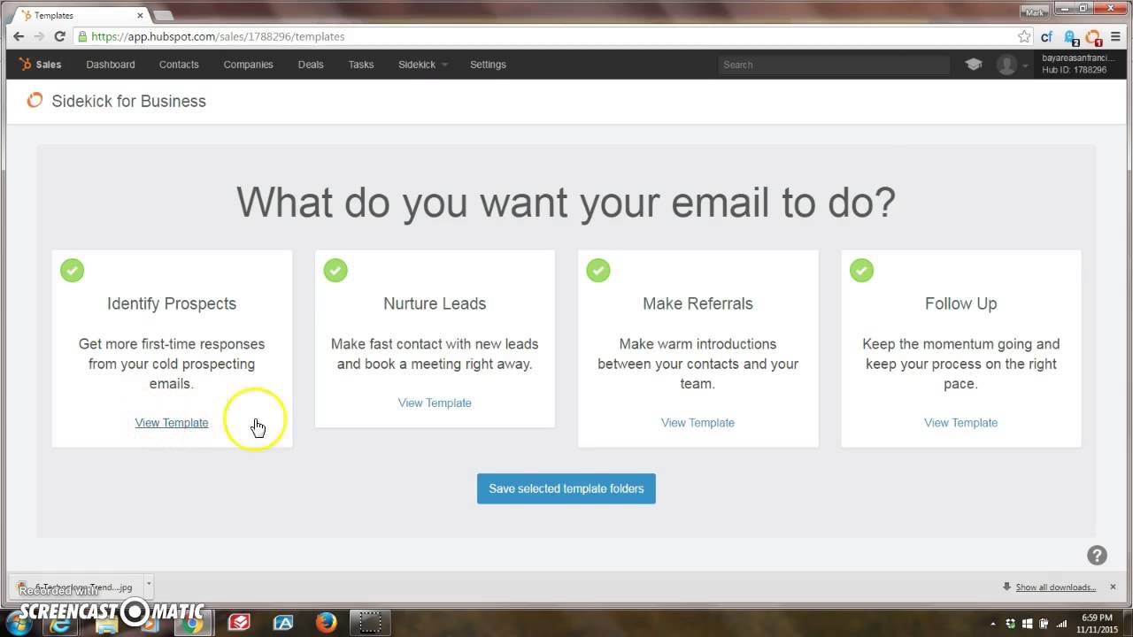 Real Estate CRM using HubSpot Video 5: Email Templates