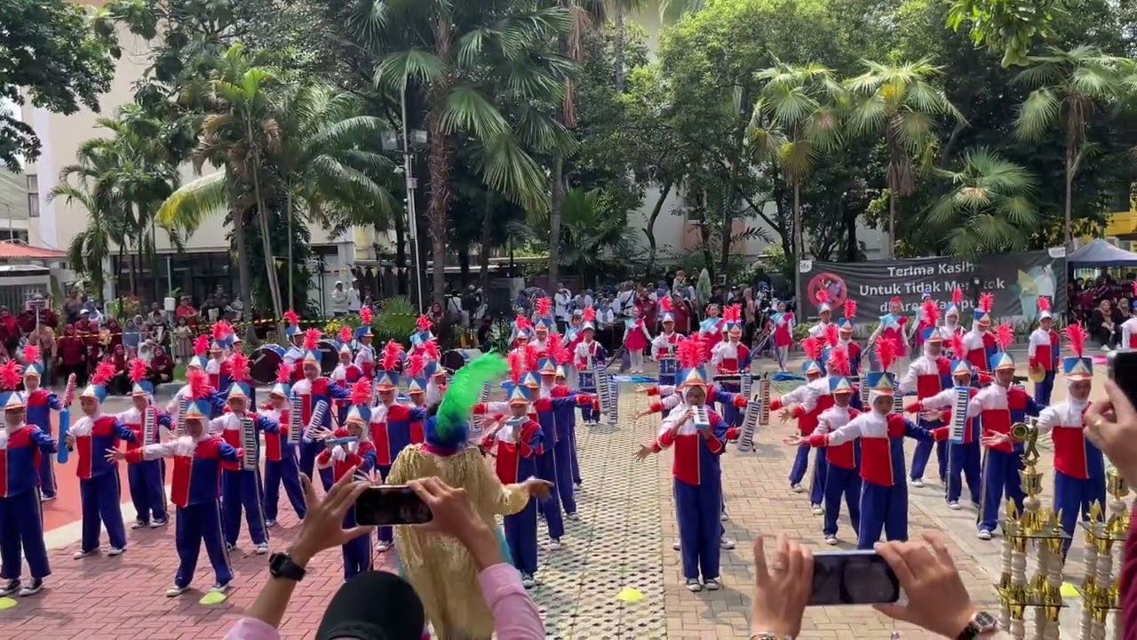 SDN Meruya Utara 05 Walikota Cup Jakarta Barat Marching Band Competition di Universitas Trisakti