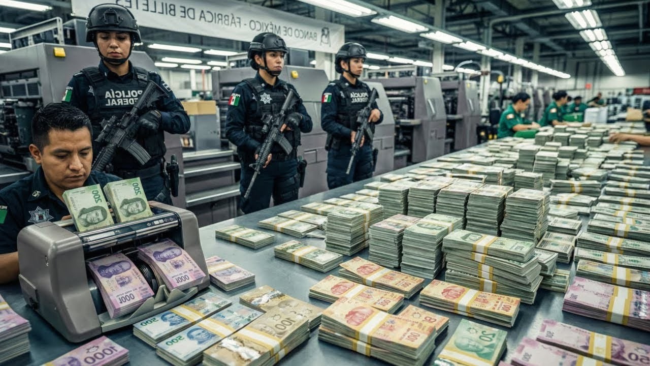 ¿Cómo Se Fabrican los Billetes Mexicanos? Descubre la Tecnología Oculta | Fábrica de IA