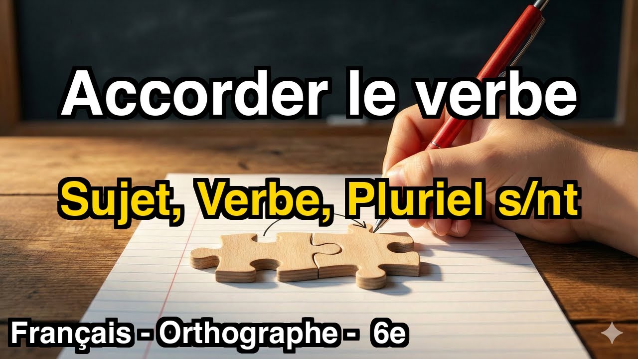 Orthographe : L'accord sujet verbe