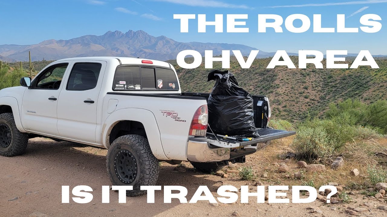 The Rolls OHV Trails - Desert Clean up time - AZ