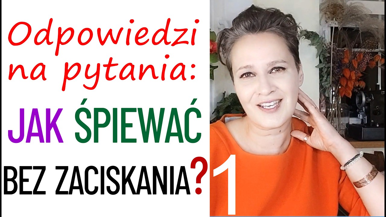 JAK ŚPIEWAĆ BEZ ZACISKANIA? Odpowiedzi na pytania | Akademia Emisji Głosu EGOsing z Eleną Egorovą