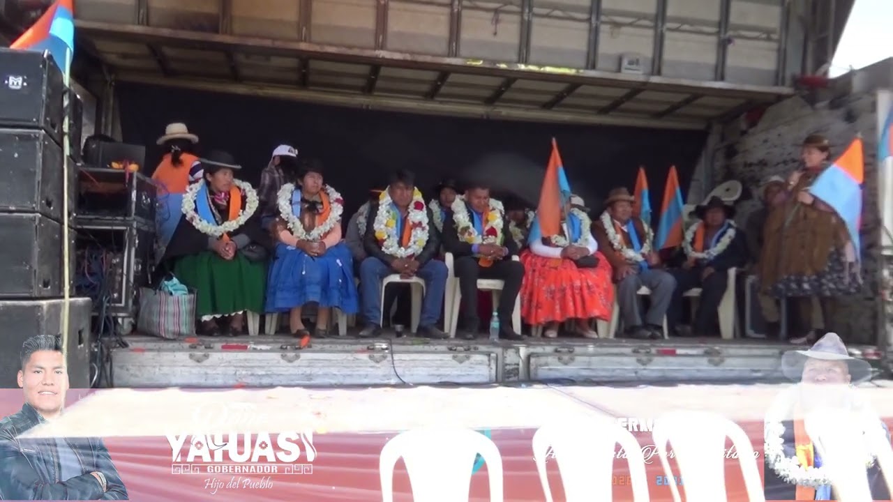 jhanet villegas asambleista por poblacion da un discurso emotivo en calacoto provincia pacajes