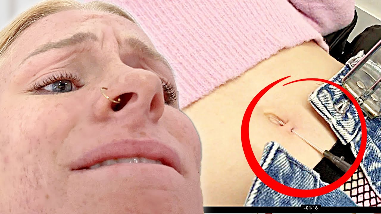 TEEN GETS BELLY PIERCED *I finally did it*