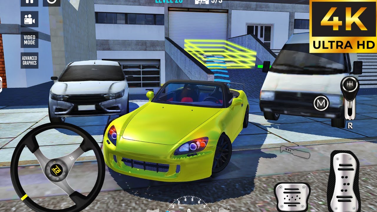 Car Parking 3D: Online Drift 2026 - Modifie Honda S2000 Upgrade - City Car Drive Android Gameplay 
