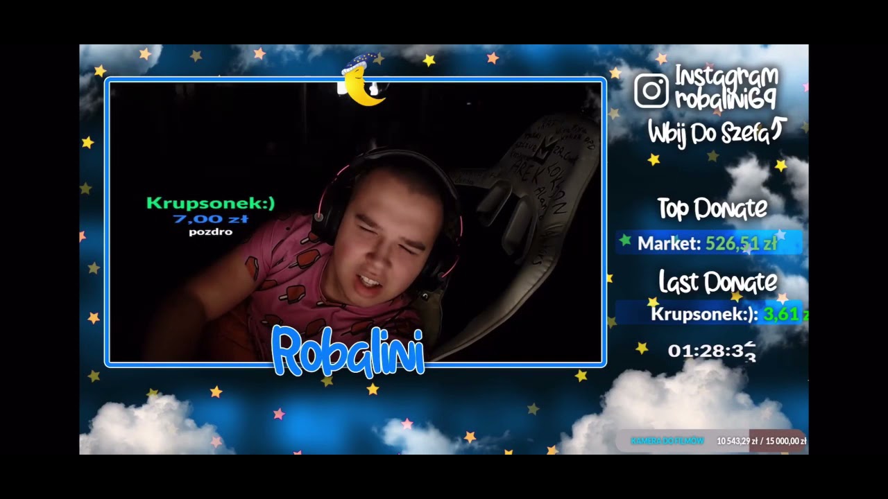 Nocne spanie Robalini