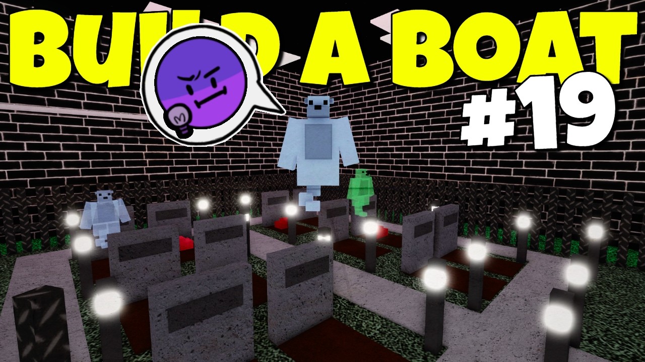 ⚰️ CONSTRUÍ o CEMITÉRIO SOMBRIO de LONTROPIA!! [pequenos construtores ep.19] BUILD A BOAT