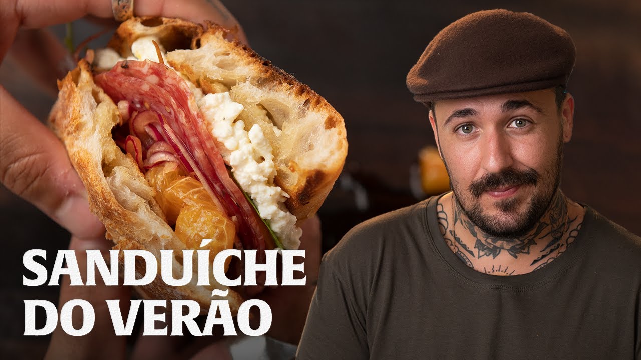SANDUÍCHE FÁCIL! | BAGUETE COM QUEIJO, SALAME E MOLHO ESPECIA!