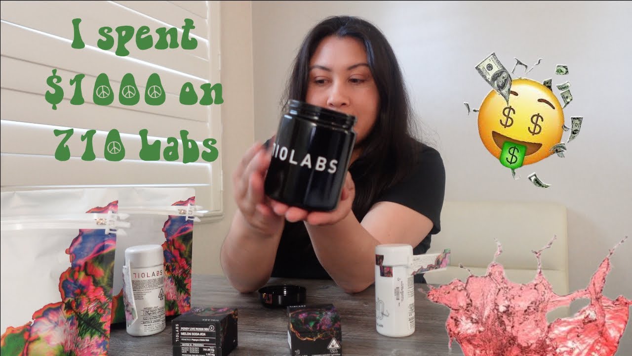 $1000 Dispensary Haul 710 Labs