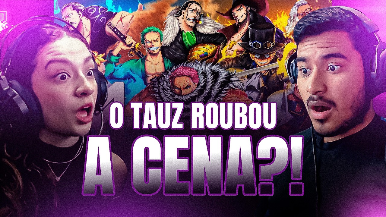 CASAL NÃO OTAKU REAGE | Comandantes (One Piece) - Braço Direito | M4rkim