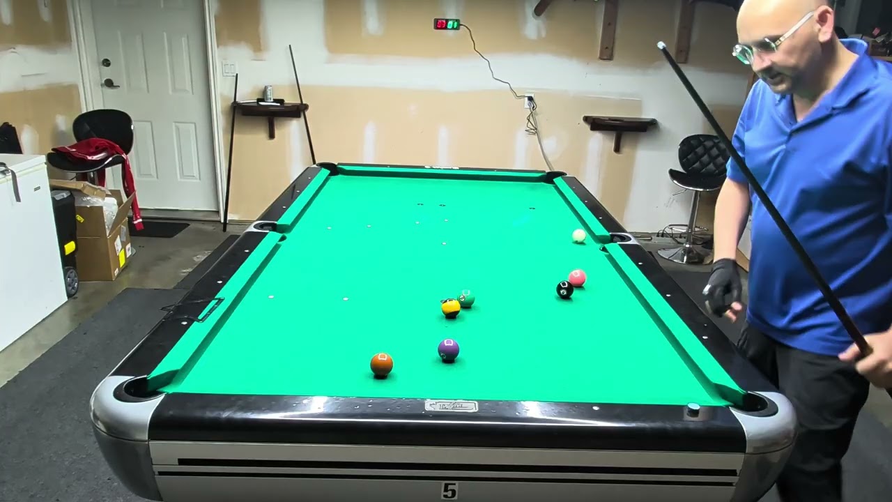Ghost 9 ball race to 7. Got stroking for a bit!