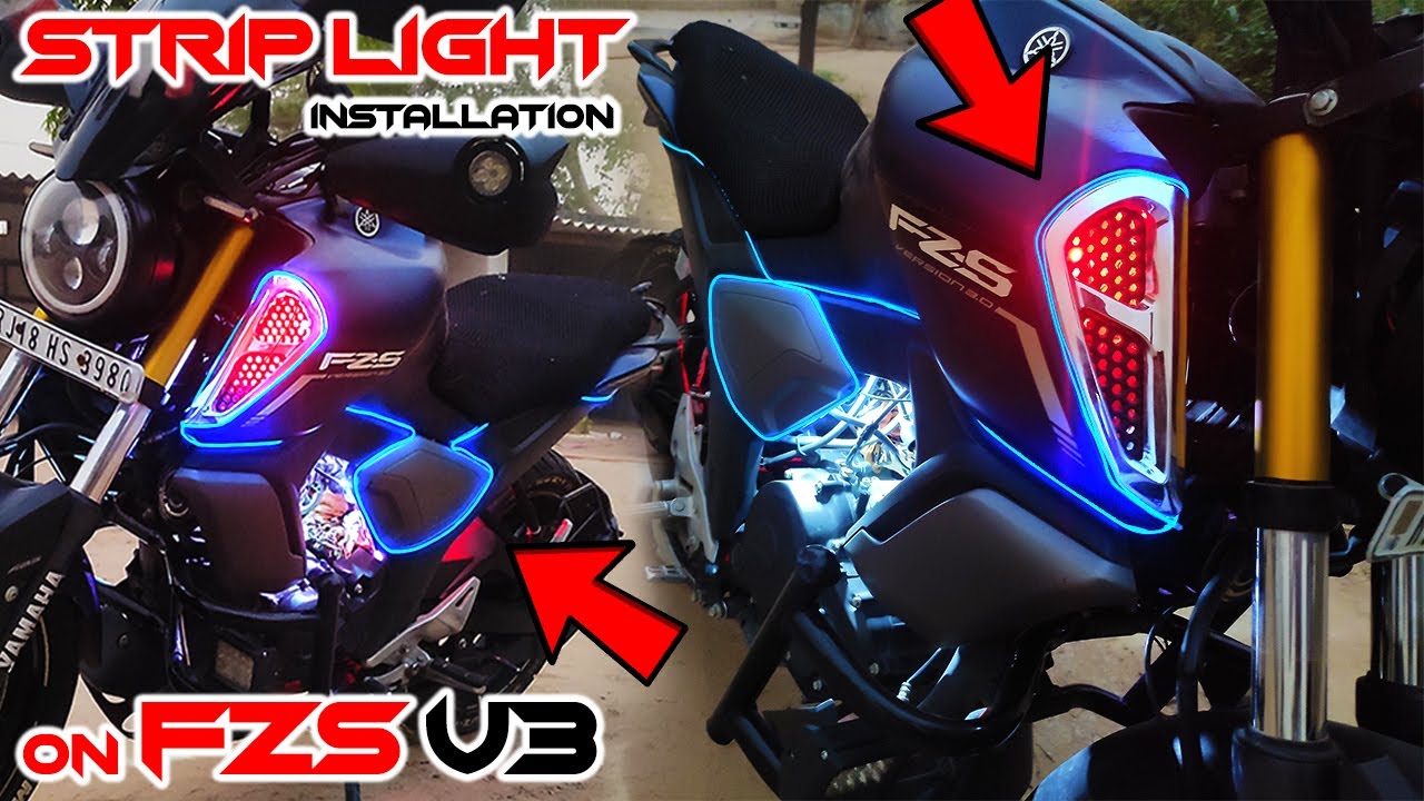Strip light modification on FZS V3 modified best light fzs v3 modification
