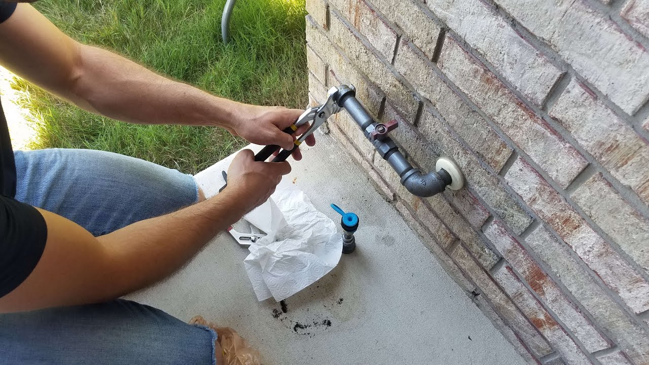 Как подключить Weber Genesis II Natural Gas Connection — DrB DIY