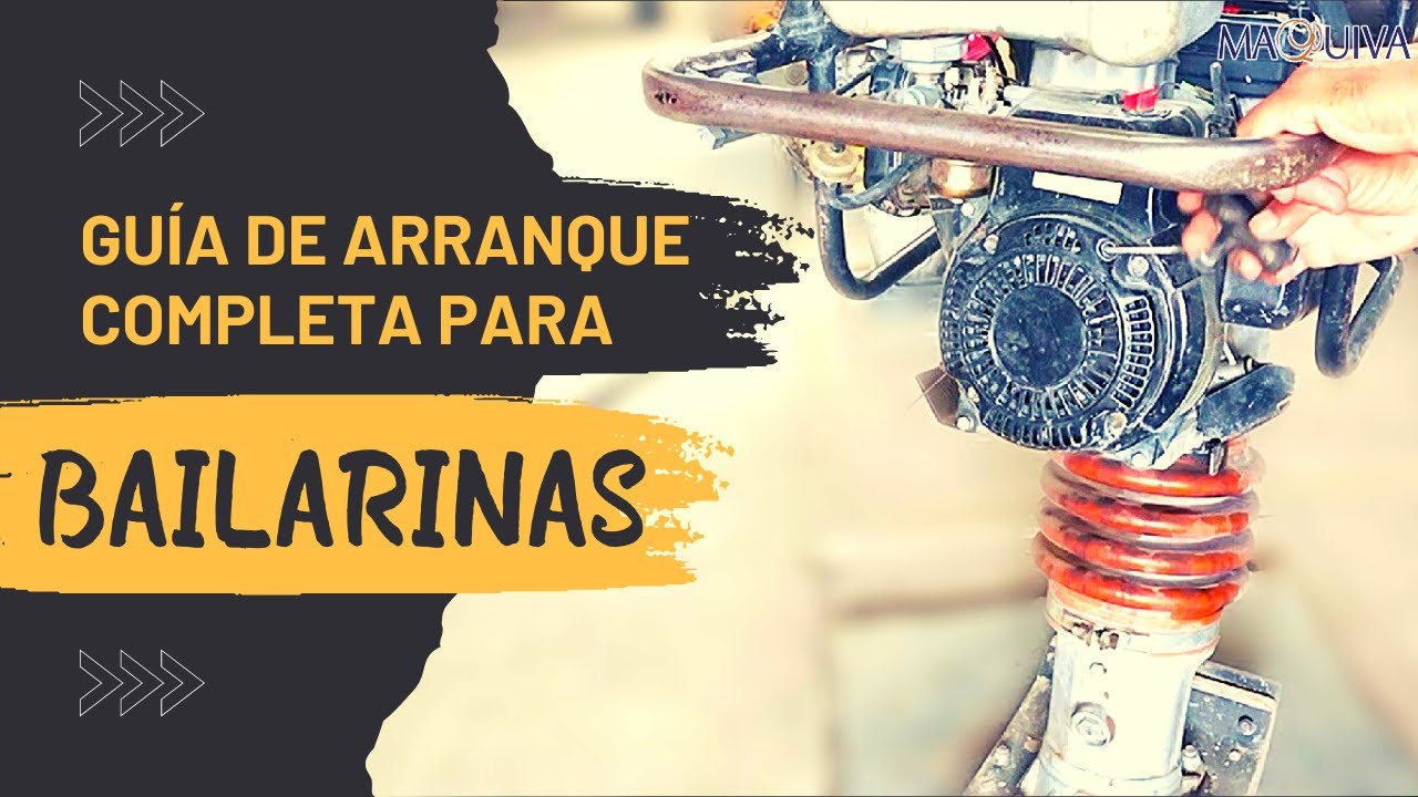 PASOS PARA ARRANCAR UNA VIBROCOMPACTADORA💡 / BAILARINA / @MAQUIVARENTABLEYEFECTIVA