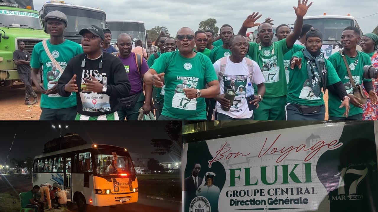 GRAVE AMBIANCE YA DÉPART POUR NKAMBA YABA HÉRITIERS DU SAINT ESPRIT  GROUPE CENTRAL OYEEEEE