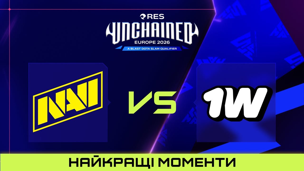 ХАЙЛАЙТИ МАТЧУ | 1w Team vs NAVI | RES Unchained 3: BLAST Slam VI Закриті Кваліфікаціі Європи