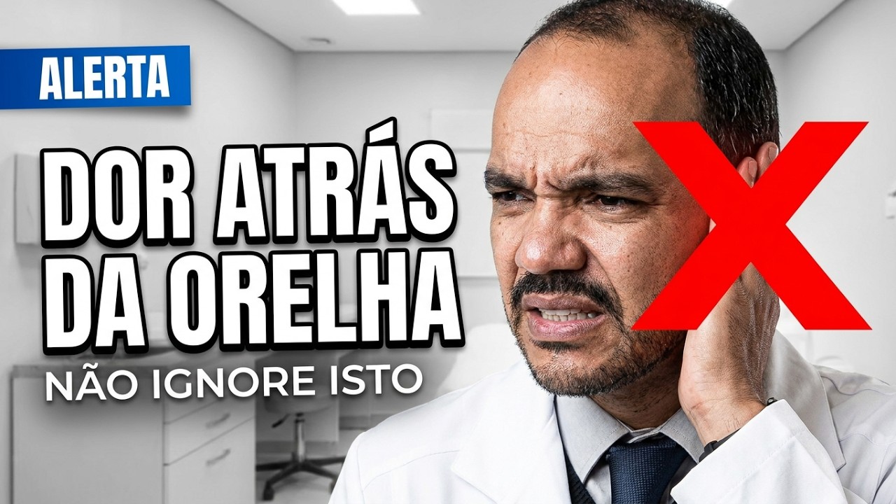 DOR ATRÁS DE ORELHA 👂