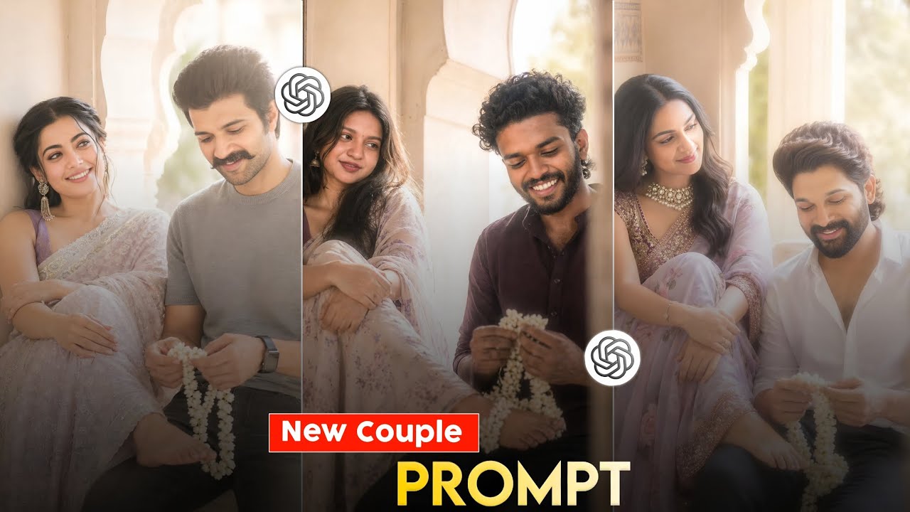 Instagram Trending Couple Ai Photo Editing | Chatgpt Couple Photo Editing Prompt | Couple Prompt