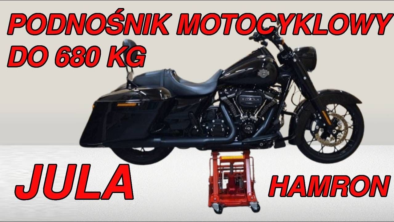Podnośnik motocyklowy do 680 kg - z marketu JULA - marka HAMRON