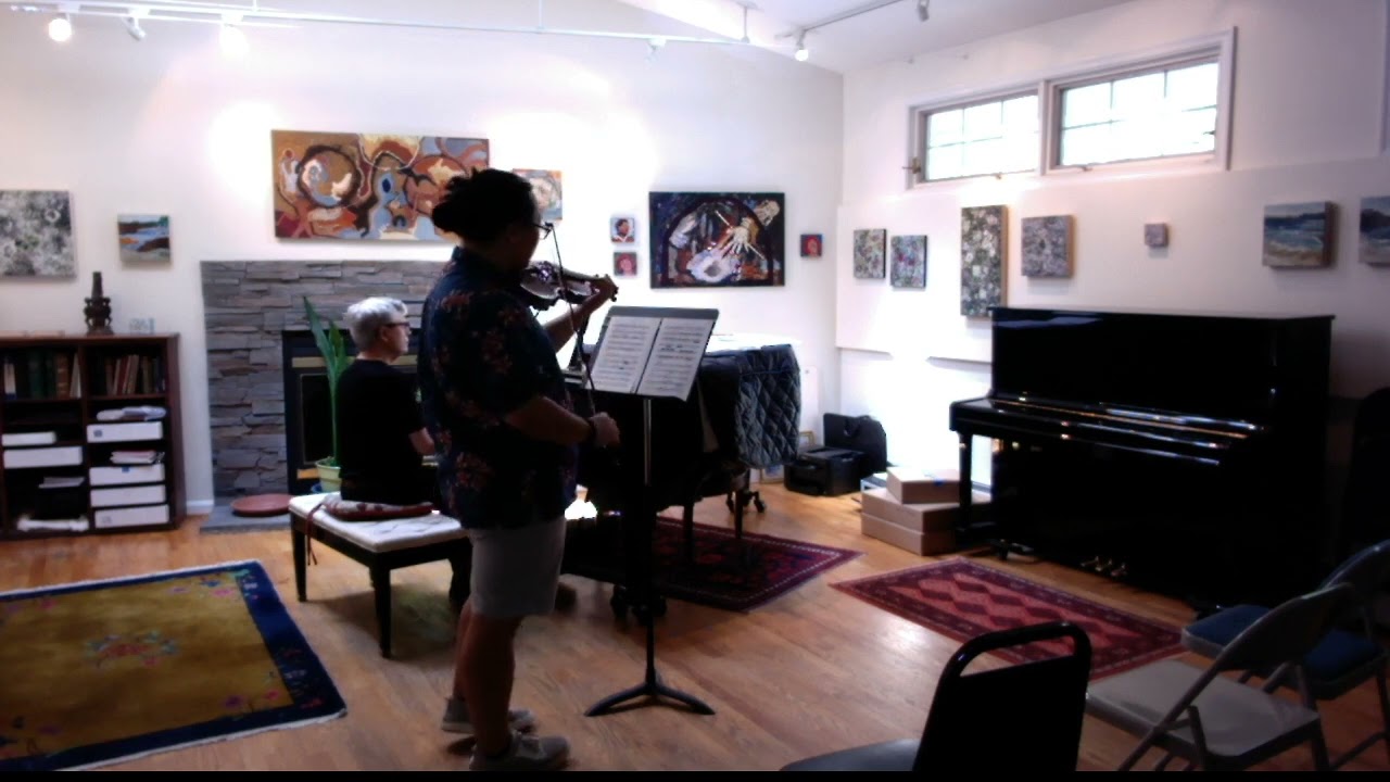 Rehearsal for Beethoven Violin Sonata in F, op. 24 (