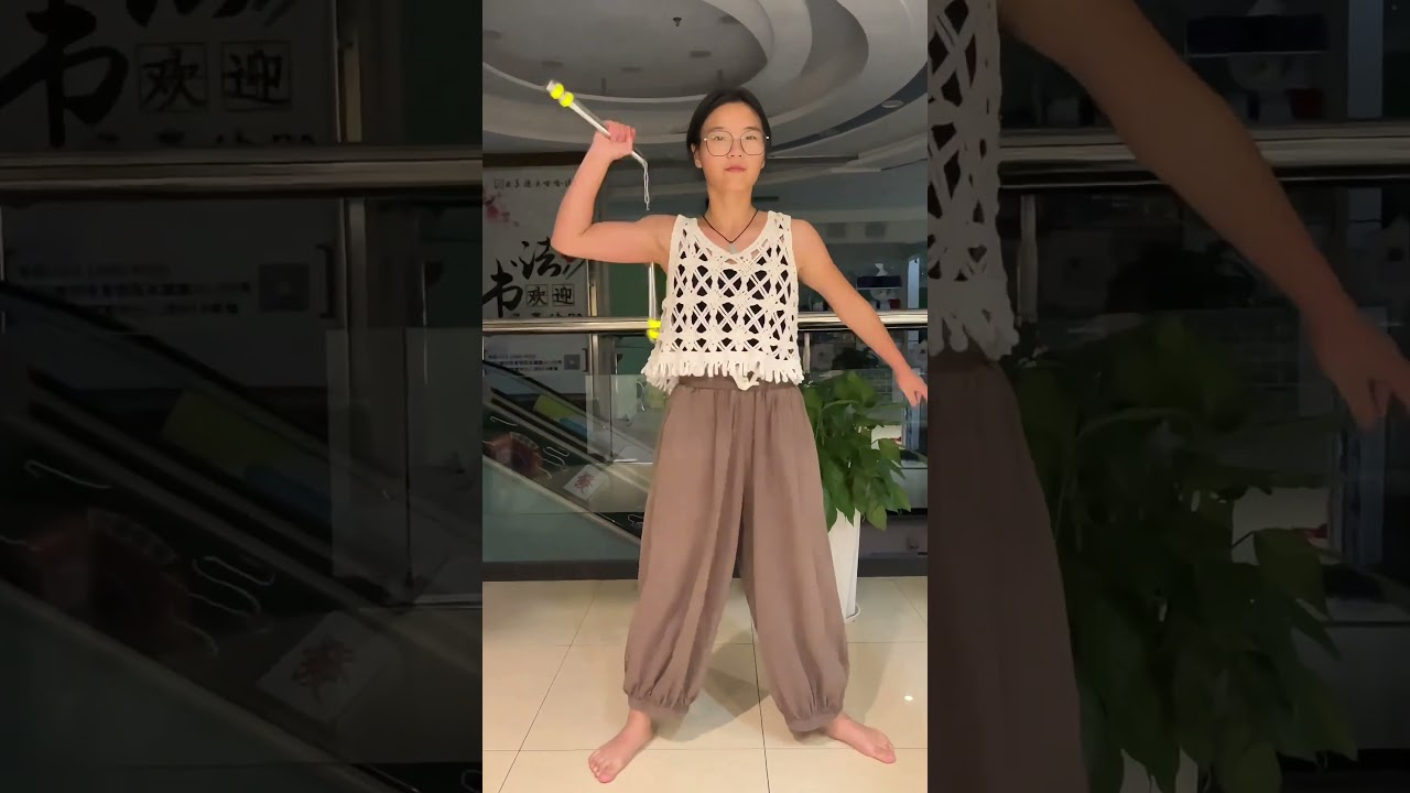 Nunchaku china Master 238/容容练棍日记#kungfu#nunchaku