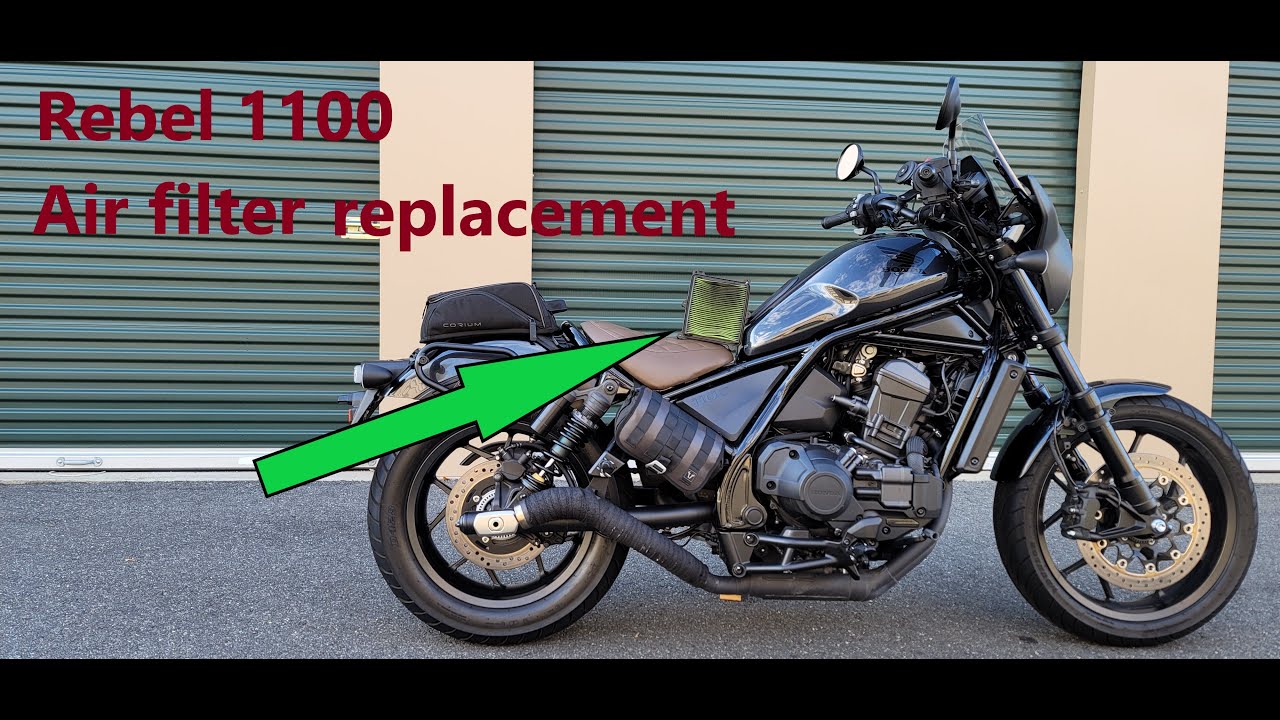 Замена воздушного фильтра Rebel 1100