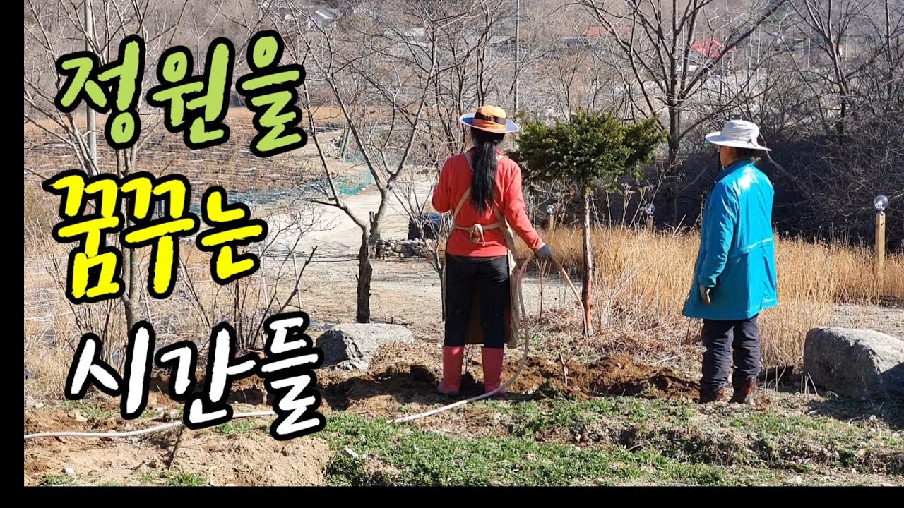 냉이캐고 돌도 캐는 해피700 산골생활