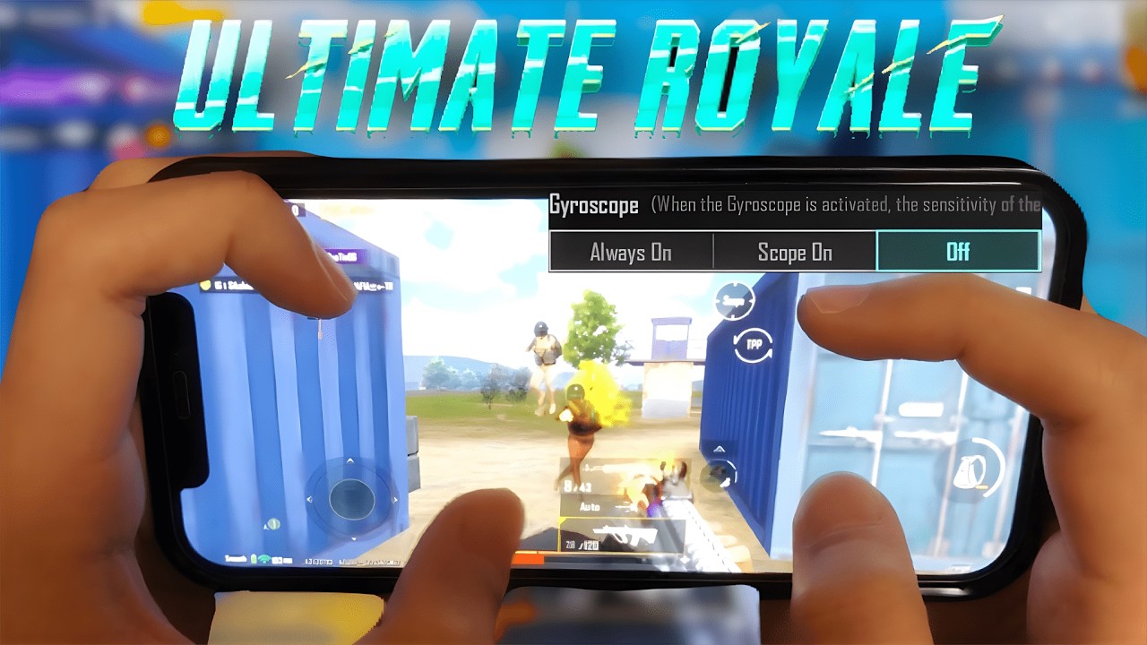 No Gyro iPhone Player 1vs4 Clutches in Ultimate Royale#31 (Handcam) | PUBG Mobile