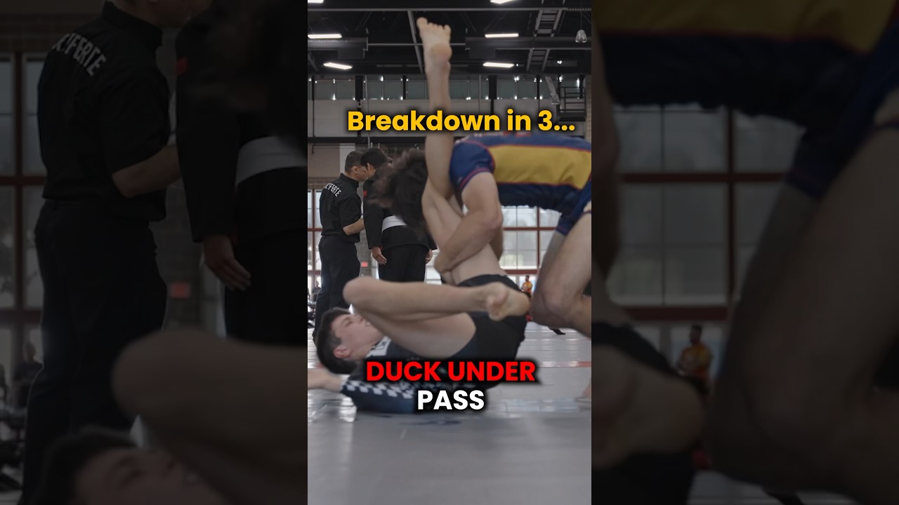 Why the Duck Under Pass is the new BJJ Meta