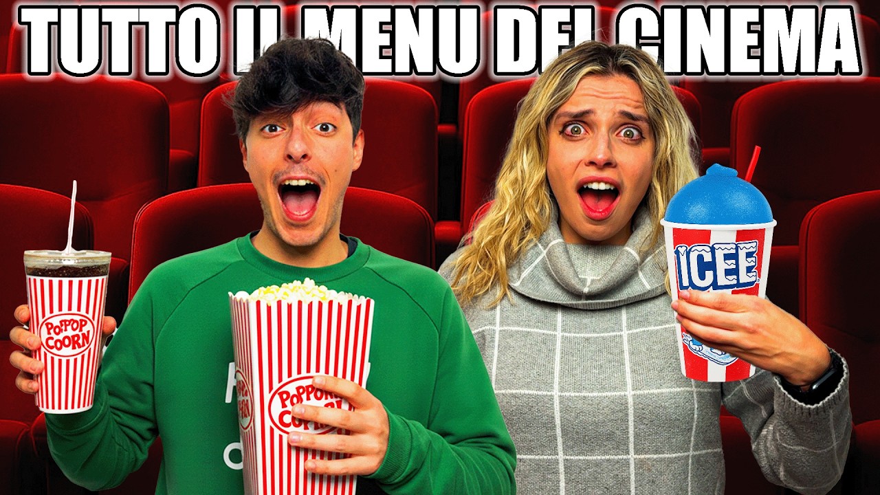 COMPRO TUTTO IL MENU DEL CINEMA! *COSTOSO*