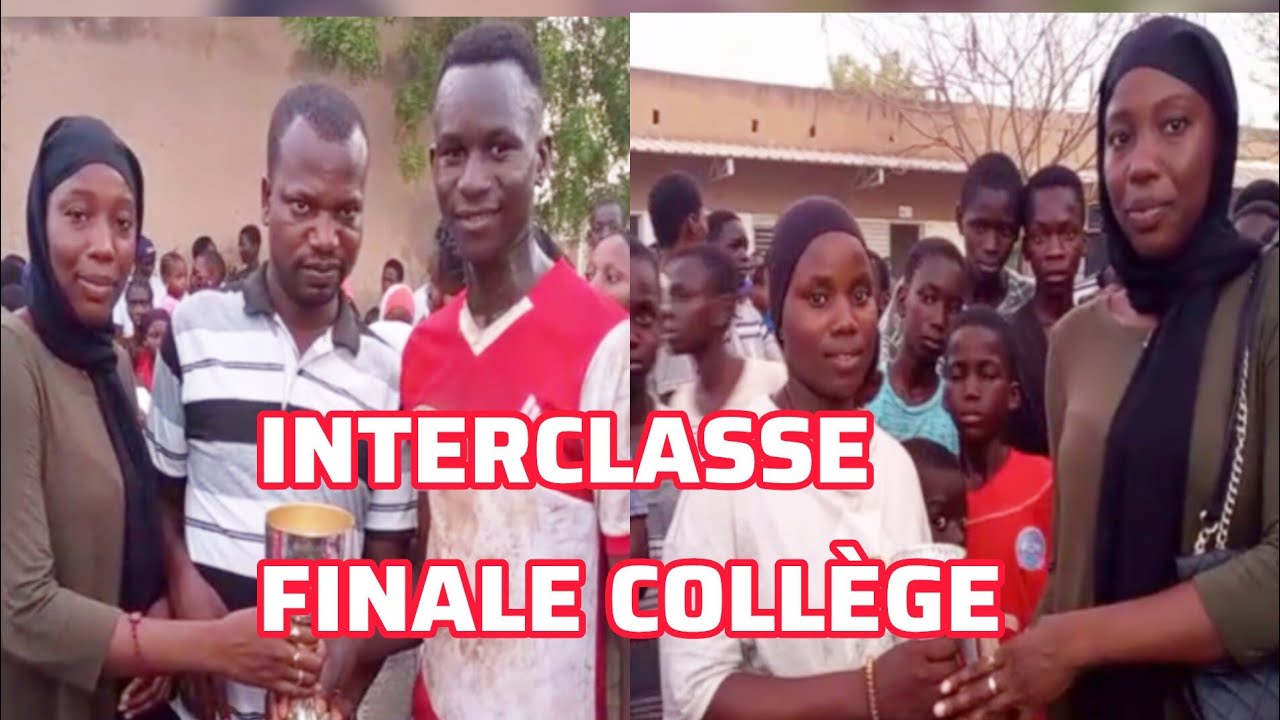 INTERCLASSE LYCÉE KOUSSANAR : 3e B (GARÇONS) ET 4e A (FILLES) VAINQUEURS DE LA FINALE DU COLLÈGE.