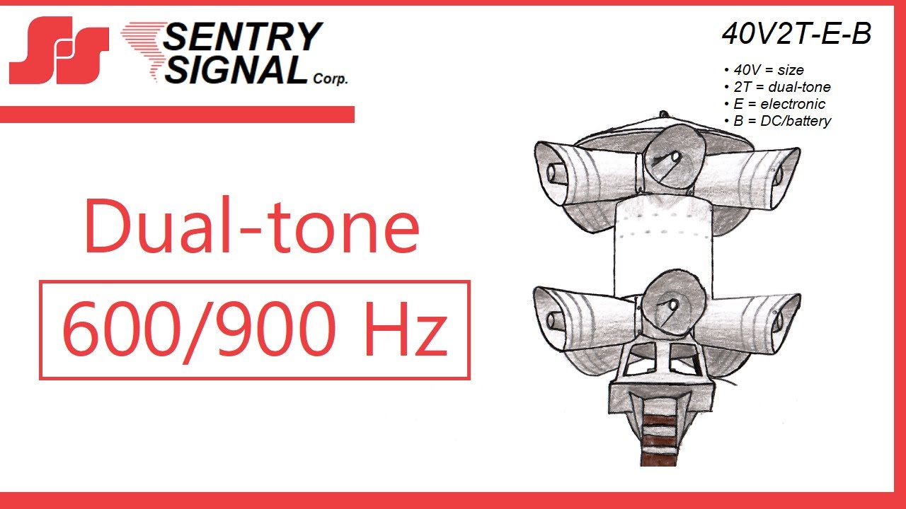 Sentry Signal Corp. 40V2T-E-B | Main signals synth