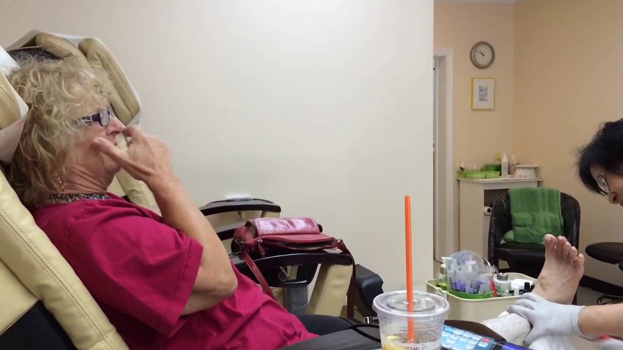Pedicure giggles