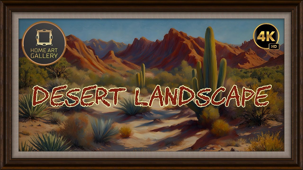 Desert Landscape Frame TV Art (4K) | 8 Images | 2 Hours