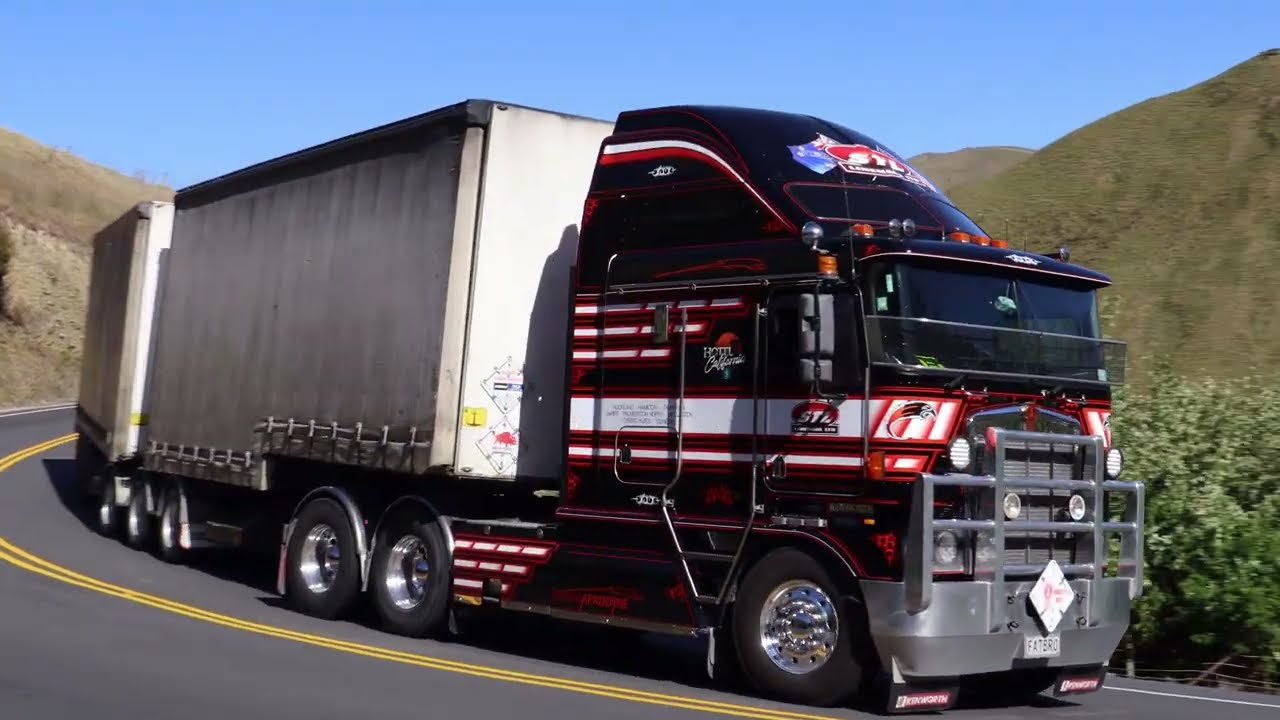 THE POWER OF NZ TRUCKS | The Mighty Welds Pass Hill