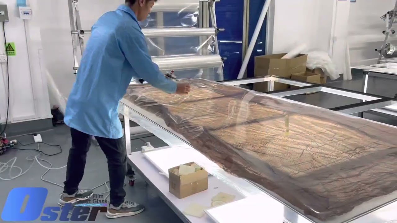Oster smart glass lamination production process