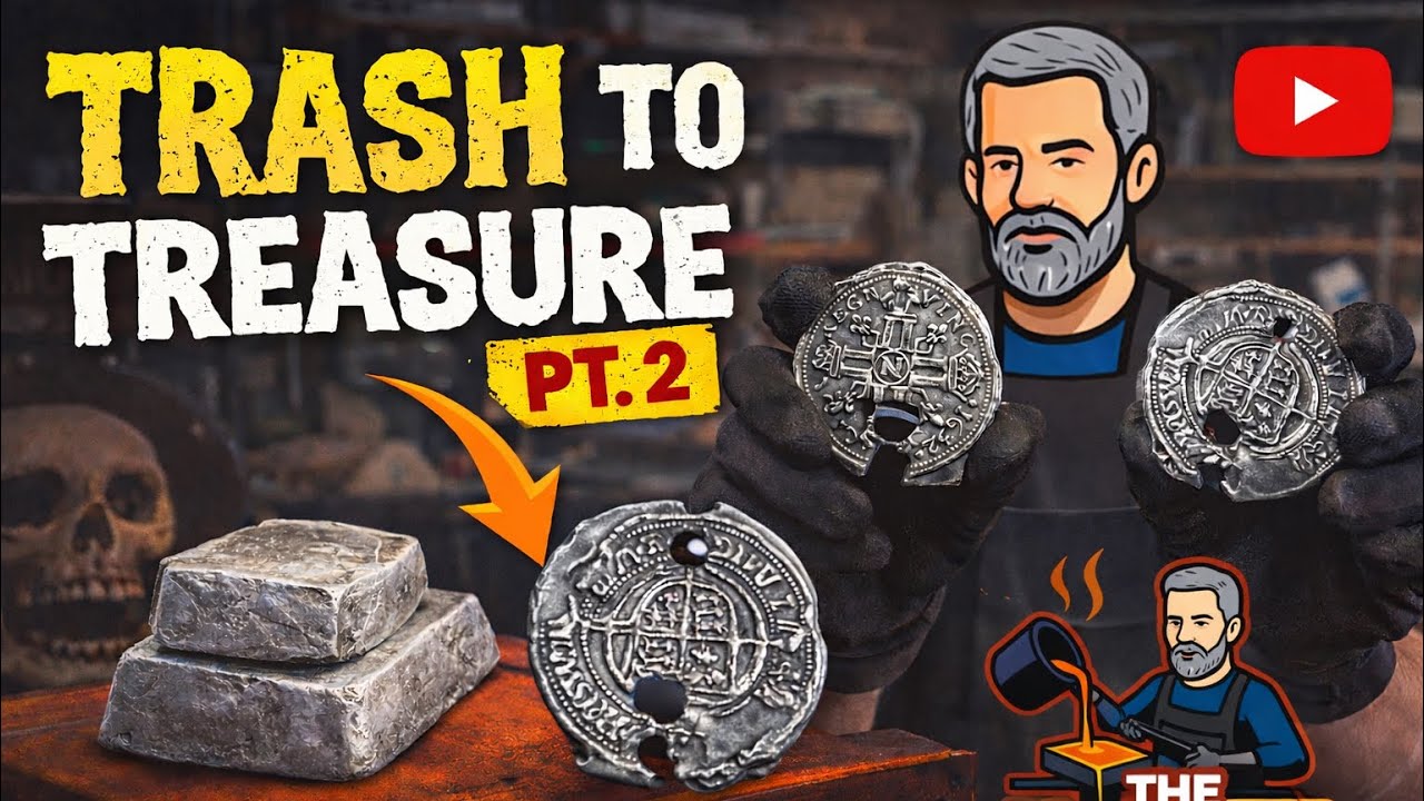 I Turned Trash Metal into REAL Goonies Coins (Trash to Treasure Pt. 2)