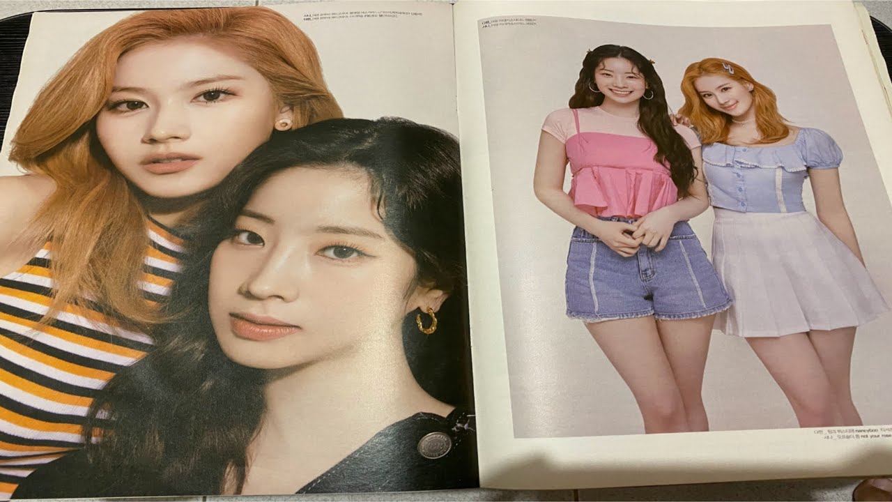 TWICE SANA AND DAHYUN STAR1 MAGAZINE 2021