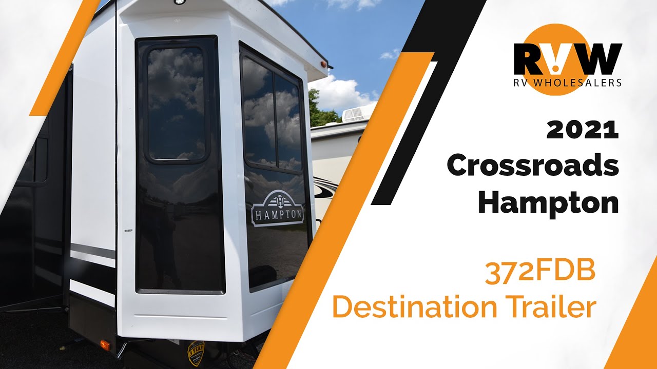 2021 Hampton 372FDB Destination Trailer Walk-Through