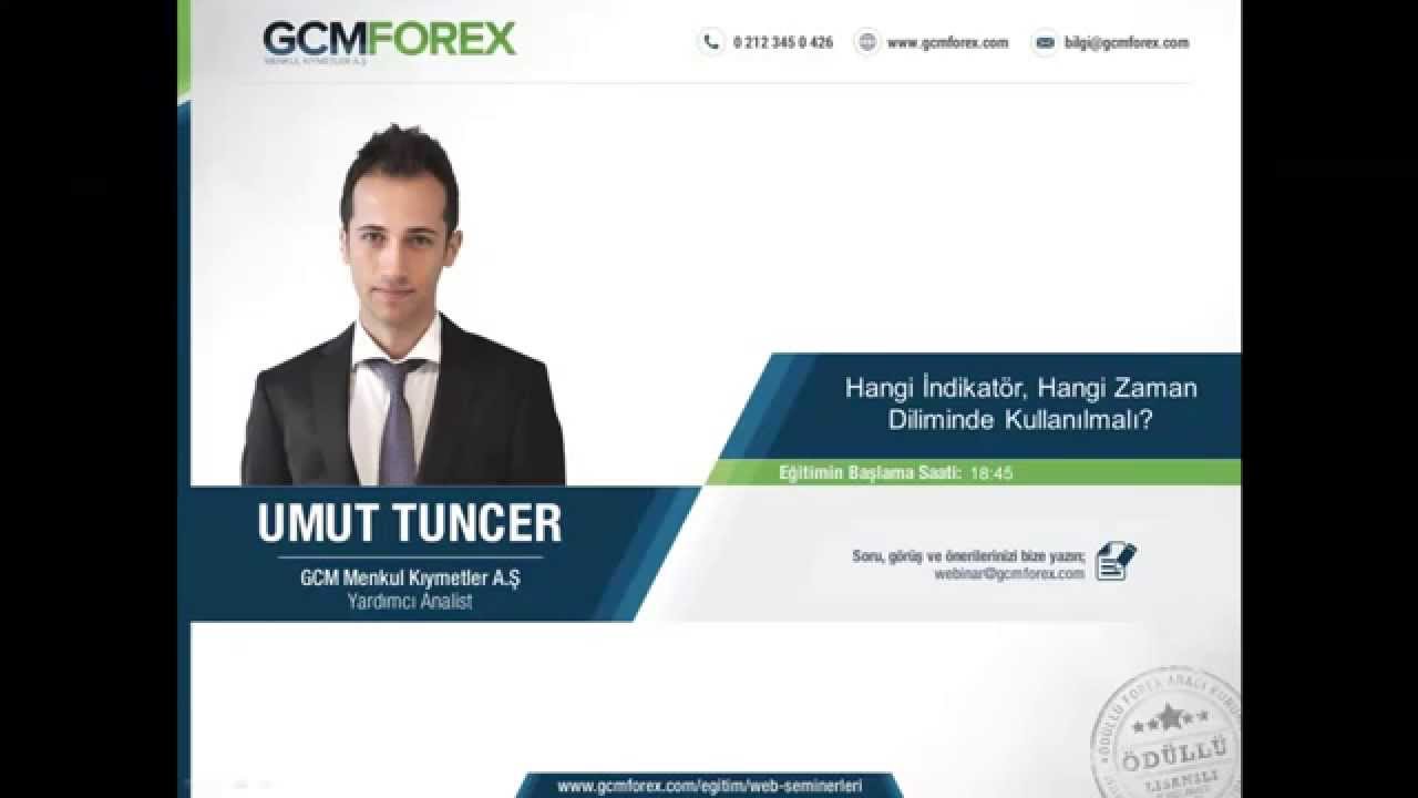 Hangi İndikatör, Hangi Zaman Diliminde Kullanılmalı? / Umut Tuncer / 27 Ekim 2015